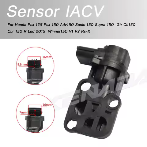 For Honda Pcx 125 Pcx 150 Adv150 Sonic 150 Supra 150 Gtr Cb150 Cbr 150 R Led 2015 Winner150 V1 V2 IACV VALVE SET IDLE AIR CONTR