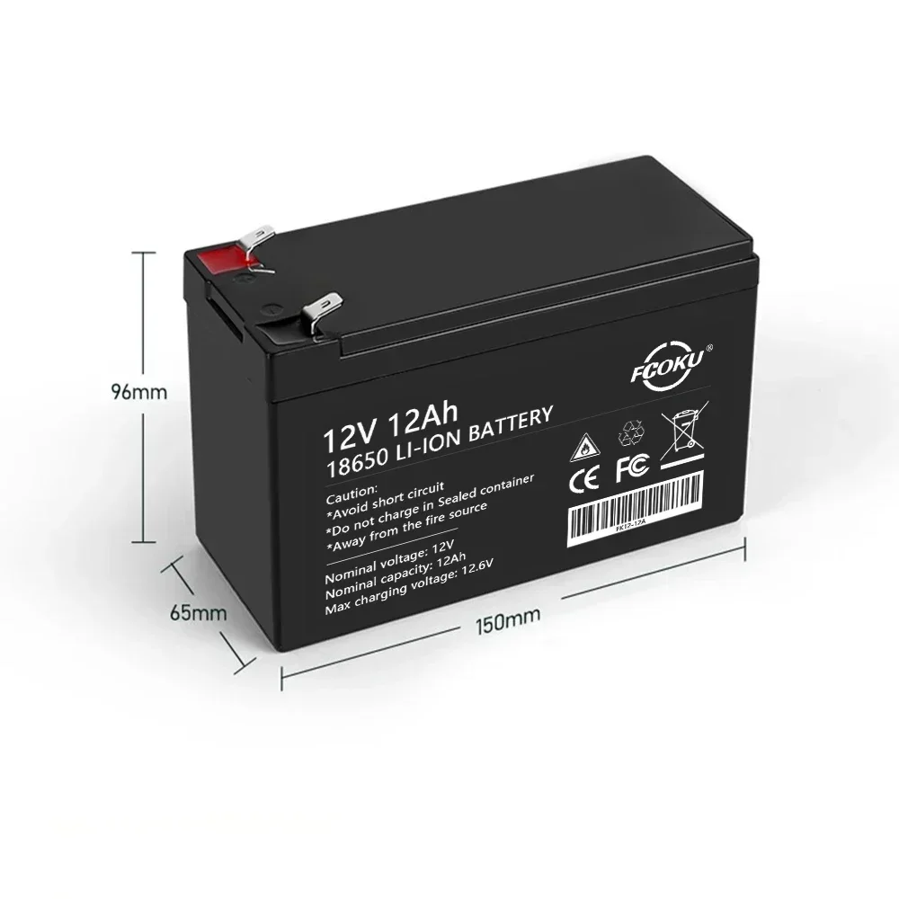 18650 3S 6P Verbeterde Versie 12V 12ah Lithiumbatterij Heeft Ingebouwde Bms Hoge Stroom 30a Voor Sproeier Elektrische Mobiele Batterij.