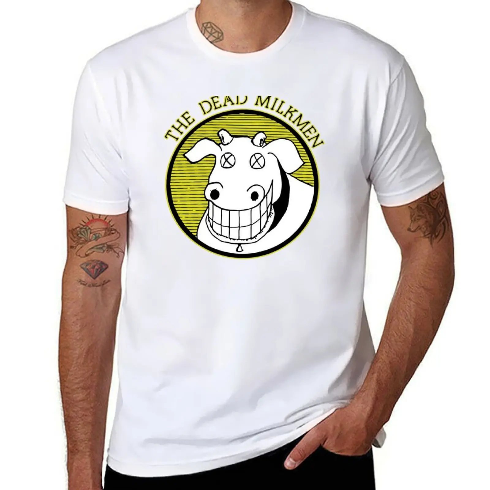 

The Dead Milkmen T-Shirt t shirt custom print t shirt for man 100 percent cotton T-Shirt