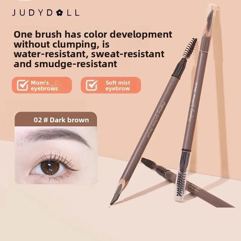 Judydoll Microblading Eyebrow Pencil - wodoodporny, odporny na rozmazywanie, aksamitny matowy wykończenie dla naturalnych, piórkowych brwi, długotrwały