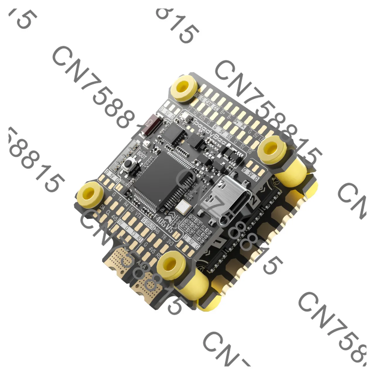 4-In-1 ESC 30x30 F405 V5 55A Flying Tower F405 V5 Flight Control OX32 55A