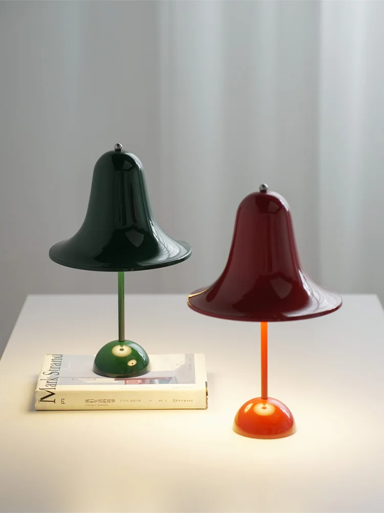 

DAWN home/desk lamp bedroom bedside lamp light luxury high-end sense medieval high-end art red bell charging lamp