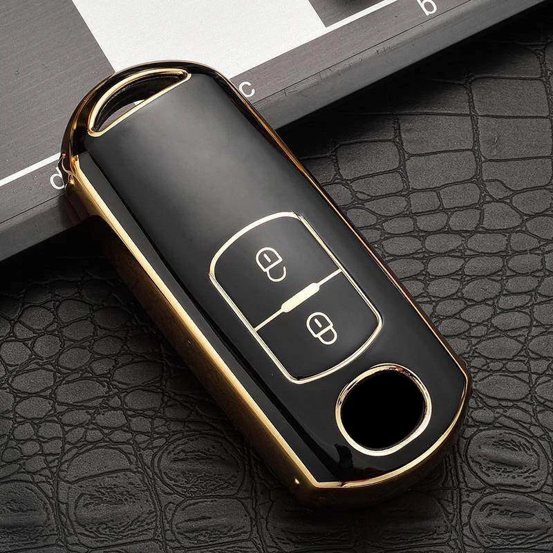 TPU for Mazda 2 3 6 Atenza Axela Demio CX-5 CX5 CX-3 CX7 CX-9 2015 2016 2017 2018 2019 Car Remote Key Case Cover Shell Holder view 5