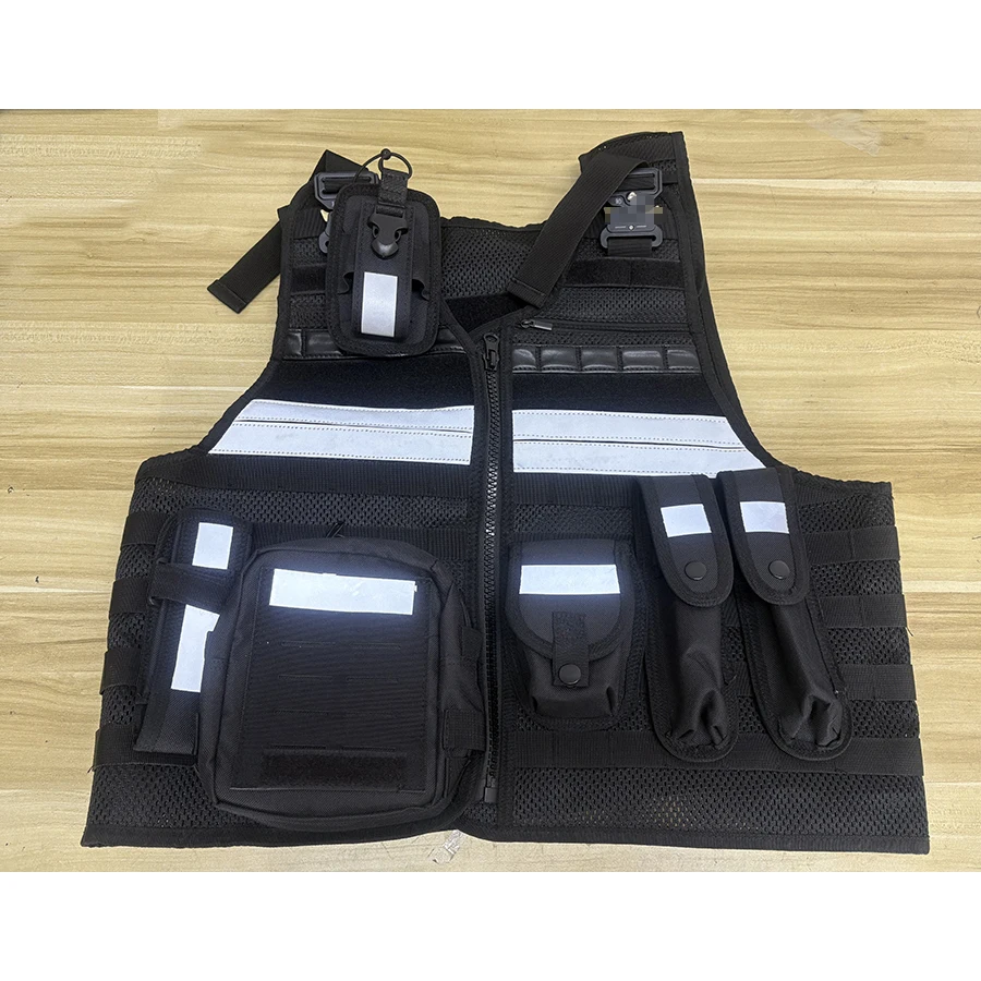 Duty duty vest Molle quick detachable vest breathable multi-functional bulletproof equipment outdoor CS clothing belt with bag