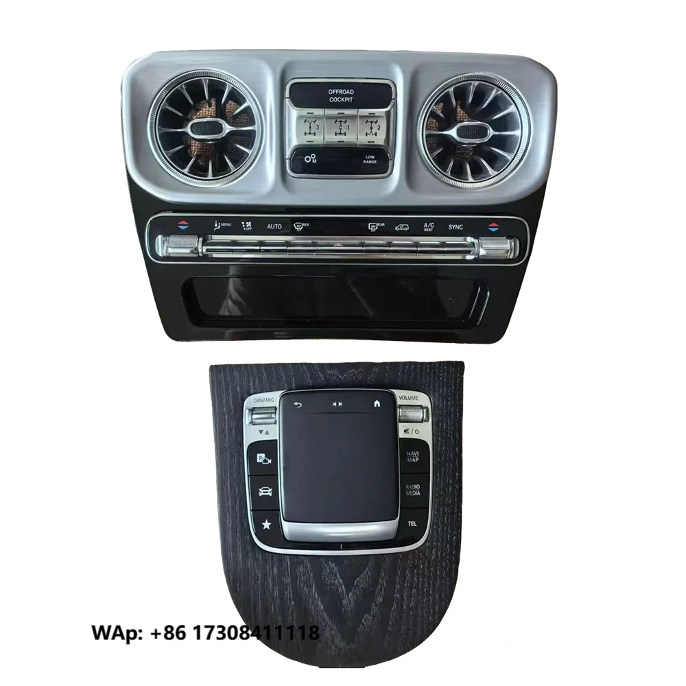 Original Carbon Fiber Center Control Air Vent Interior Central Control Frame Panel Trim Kit for  G63