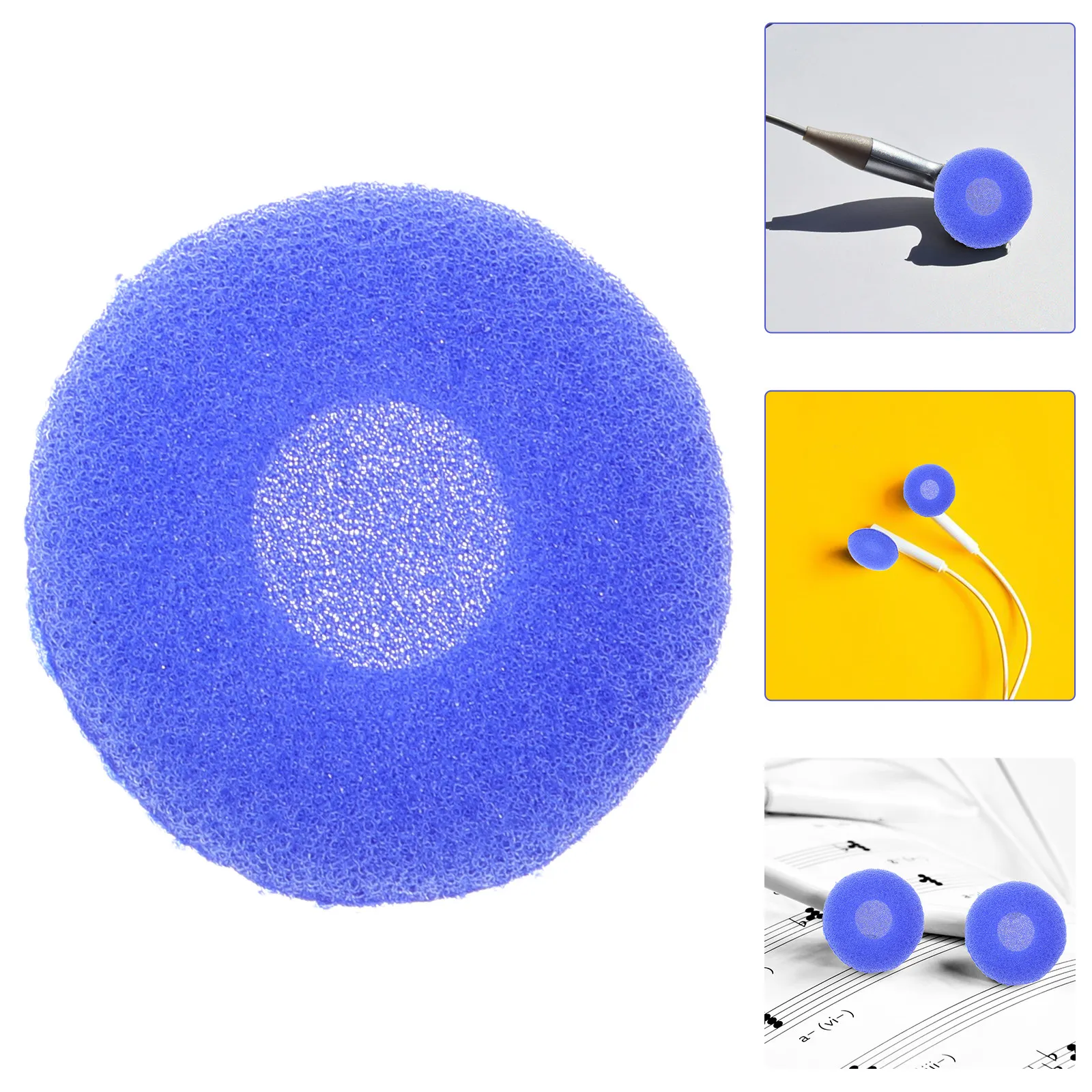 50Pcs Small Sponge Earbud Covers Thick Comfortable Headphone Sponge Covers for Daily Use Workout Commute Relaxation Sound