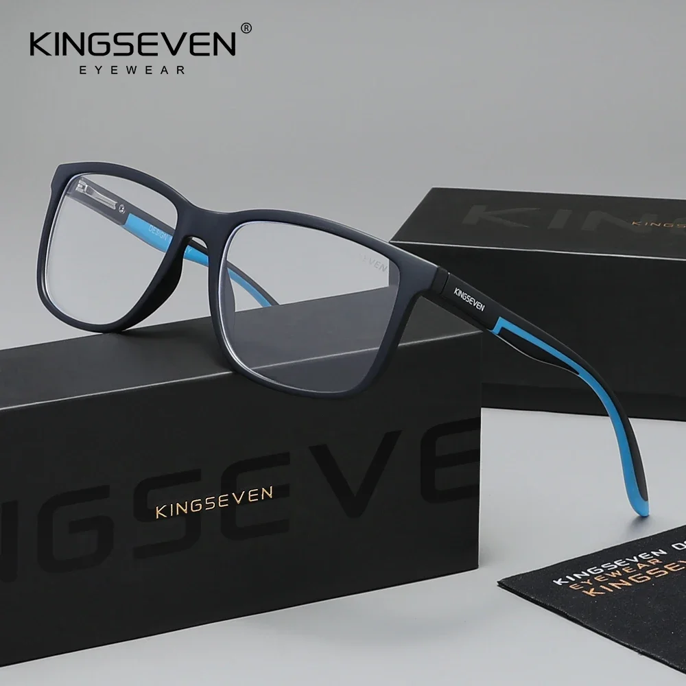 KINGSEVEN Anti Blue Ray Glasses For Women Men Phone Computer Protective Eyewear Blue Light Blocking Eyeglasses