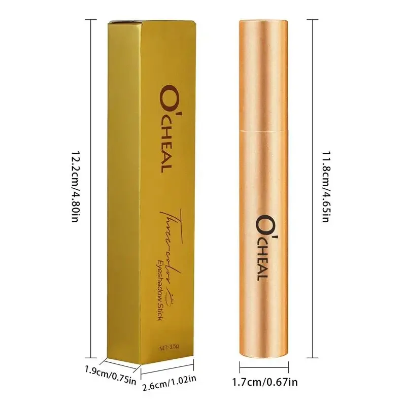 Long Lasting Waterproof Eyeshadow Stick Matte Smudge Proof Creamy High Pigment Makeup Pencil Smooth Glide Application