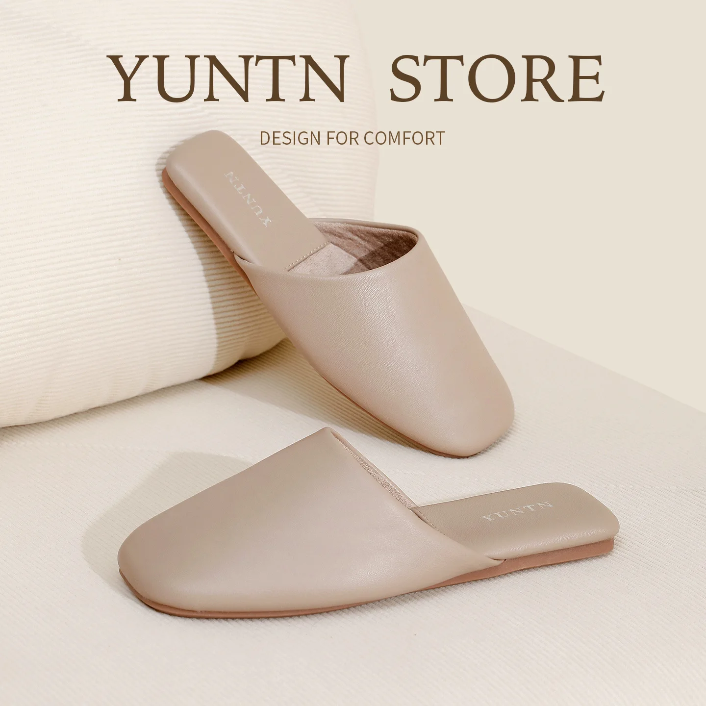 Autumn Luxury Lambskin Slippers - Ultra-Soft Skin-Friendly Home Shoes for Women and Men