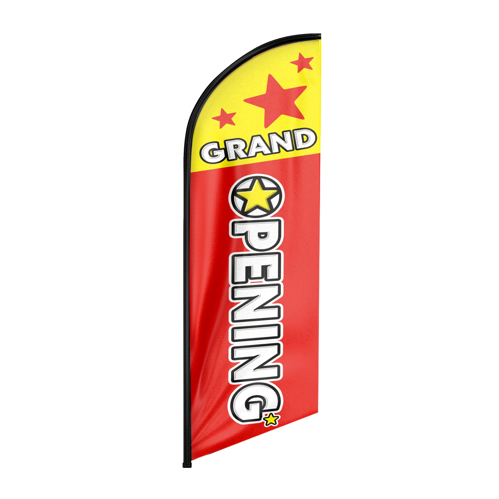 FSFLAG 1PCS 8FT Openning Feather Flag with Pole Kit and Ground Spike Swooper Banner Decorations(No Pole)