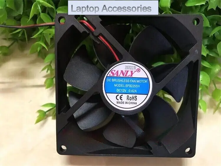 

SANLY SF9225SH DC12V 0.42A 9.2 2-Wire Mute Cooling Fan
