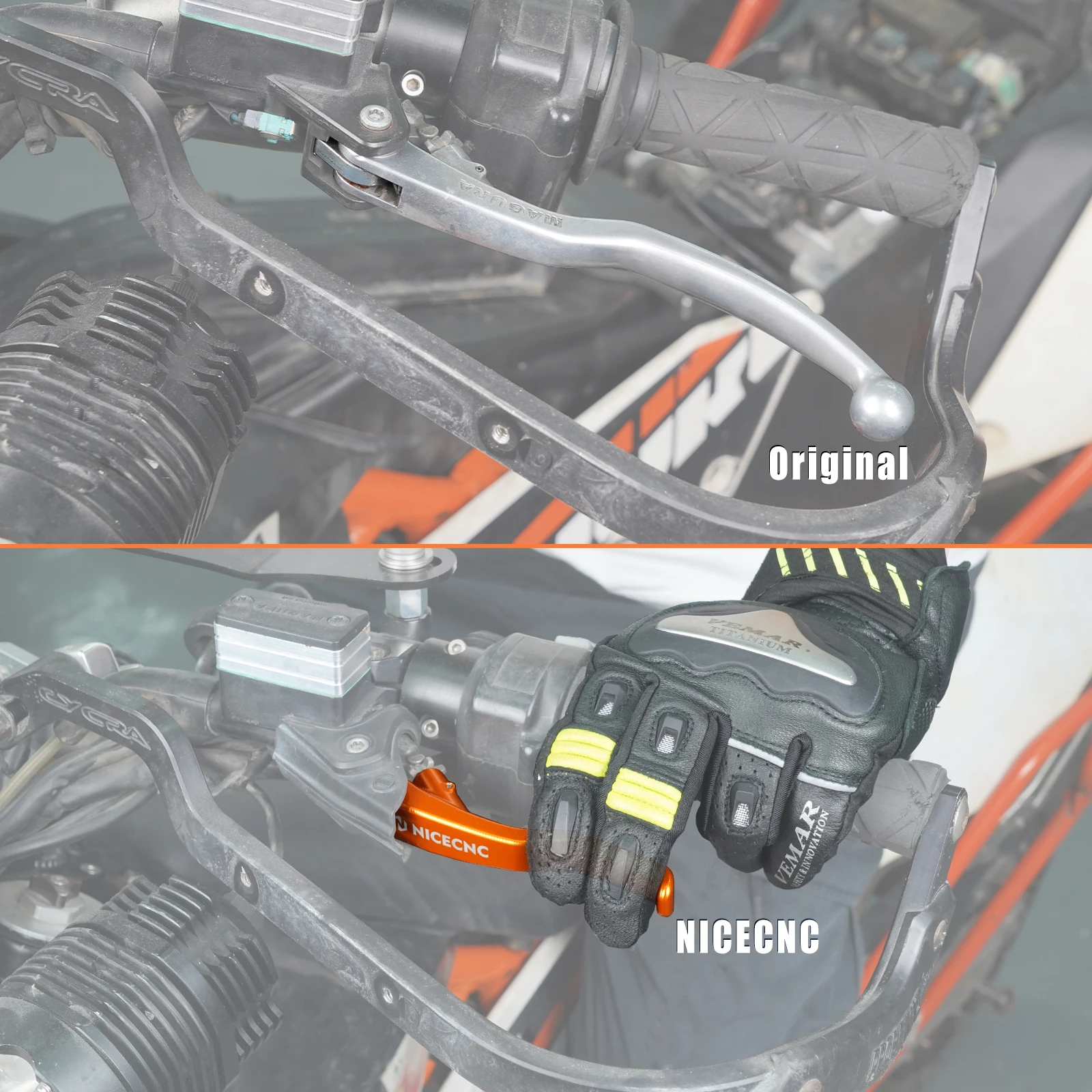 For 14-23 KTM 690 Enduro R 690 SMC R Short Brake Lever/Clutch Lever for Husqvarna 701 SM 701 Enduro 16-23 GasGas 700 SM/ES 2022 view 2