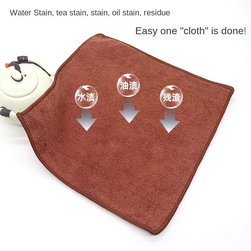 5Pcs Kitchen Cleaning Cloths Towels Milk Tea Shop Coffee Machine Special Rag Water Absorbing Towel Household Cleaning Supplies