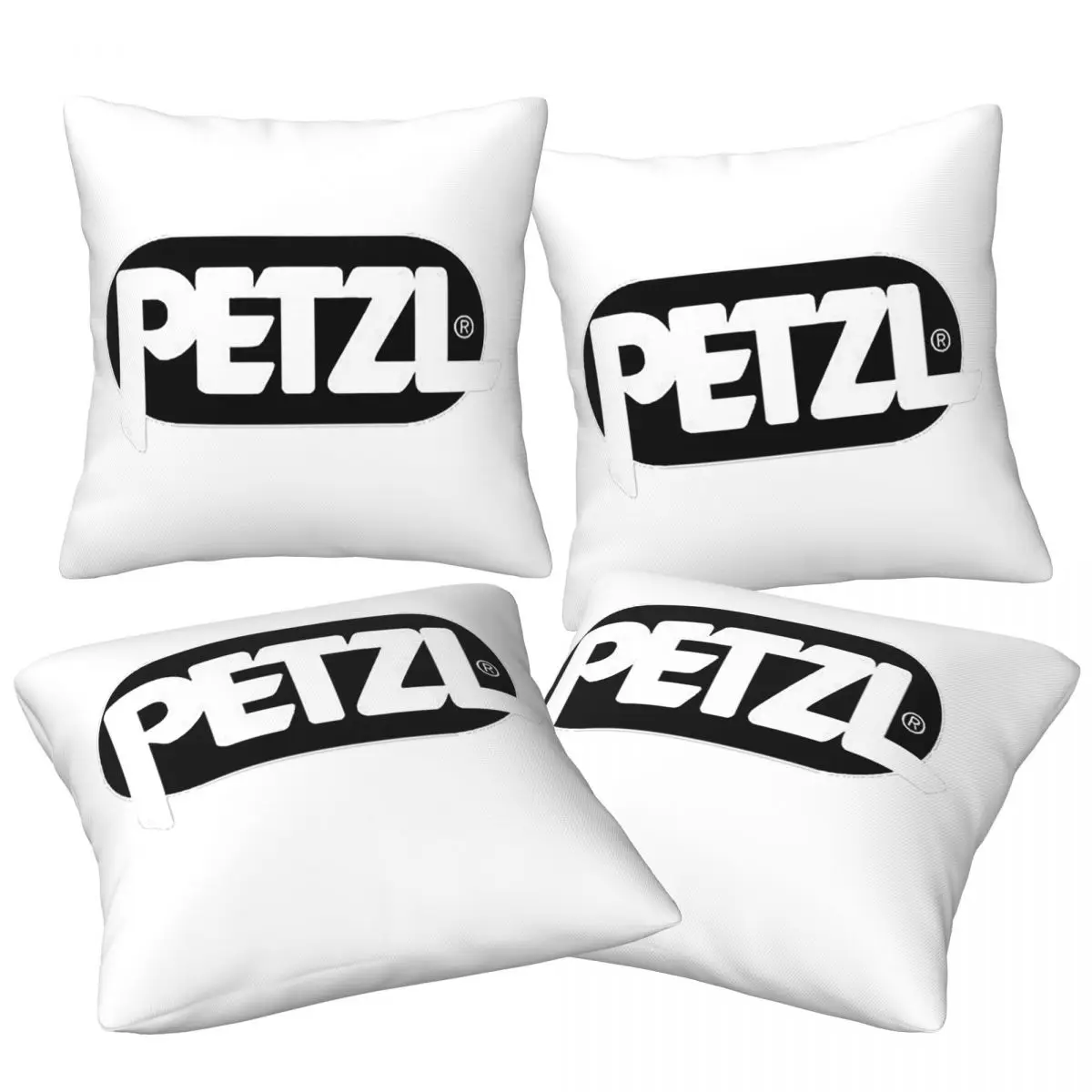 

Sport Climbing Petzl 4pcs Square Pillowcase Cushion Cover Decorative Pillow Case Throw Pillow Cover for Home Sofa Living Room
