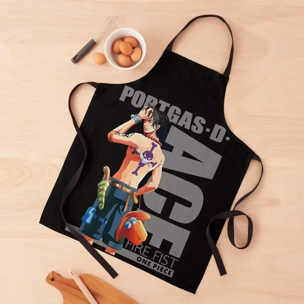 

Portgas D Ace - Fire Fist Apron household woman chefs Apron