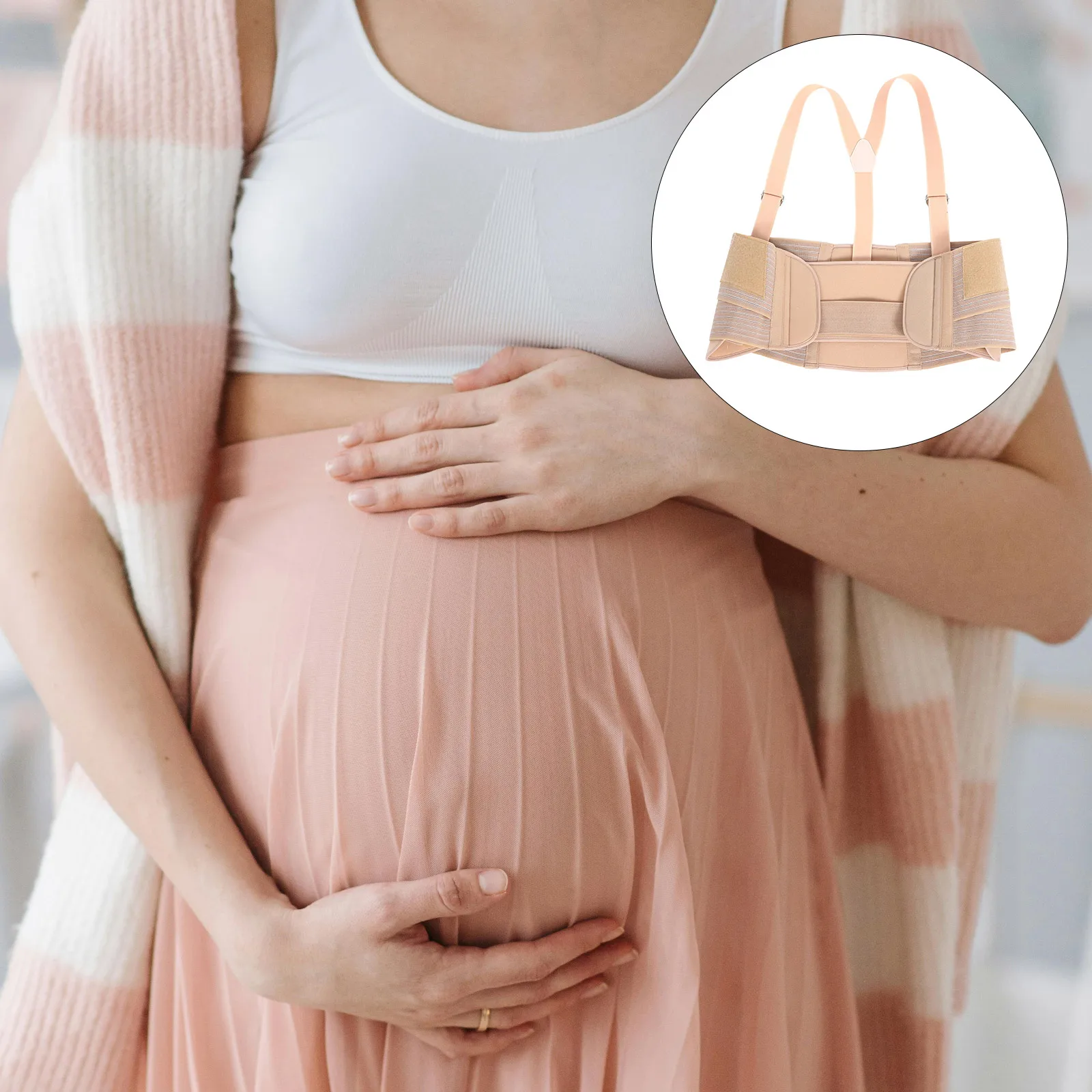 حزام دعم الجنين مقاس Xl حزام البطن للحمل وتخفيف آلام الظهر ودعم البطن والعناية بالخصر للنساء الحوامل #6