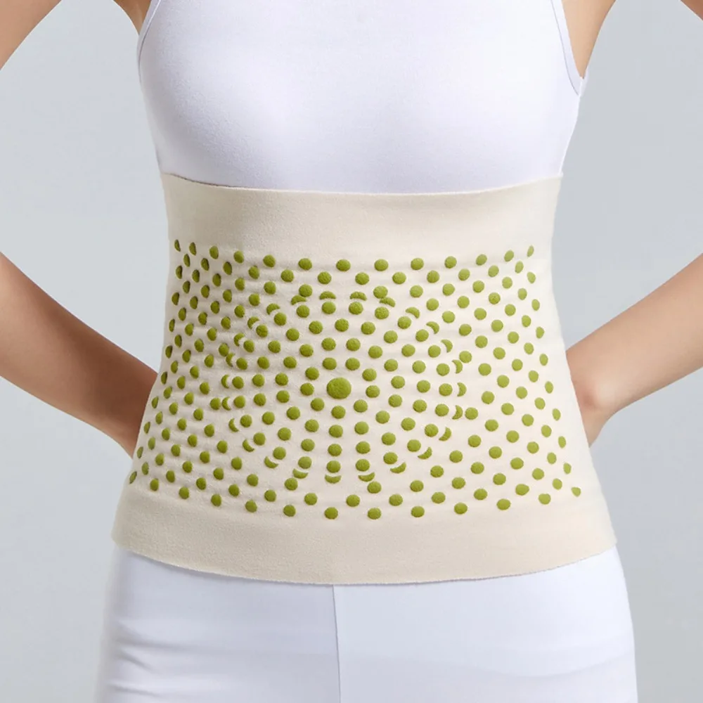 New Hot Mugwort Therapy Warm Waistband Lower Back High Elasticity Waist Support Belt Self-Heating Lumbar Back Brace