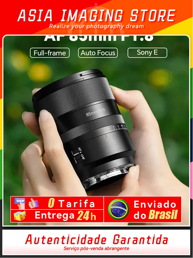 7artisans AF 85mm F1.8 Auto Focus STM Full Frame Large Aperture camera Lens for Sony E-A7R A74 A7R4 A7C A6600 Nikon Z Z7II Z6II