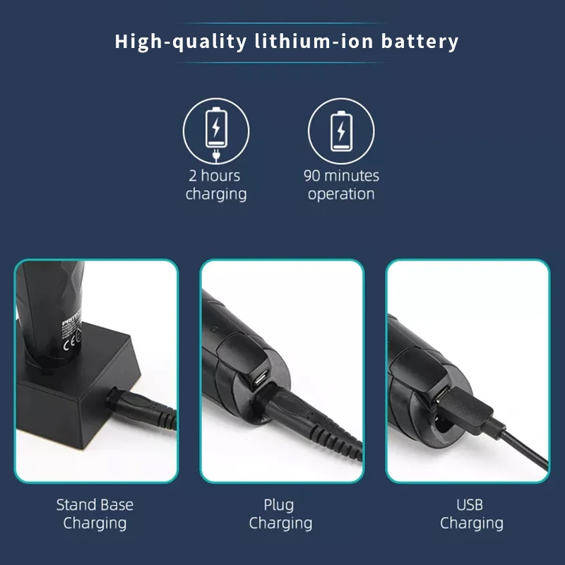 T tagliacapelli a testa calva tagliacapelli per uomo rasoio barbiere macchina da barba tagliacapelli Vintage tagliacapelli ricaricabile senza fili