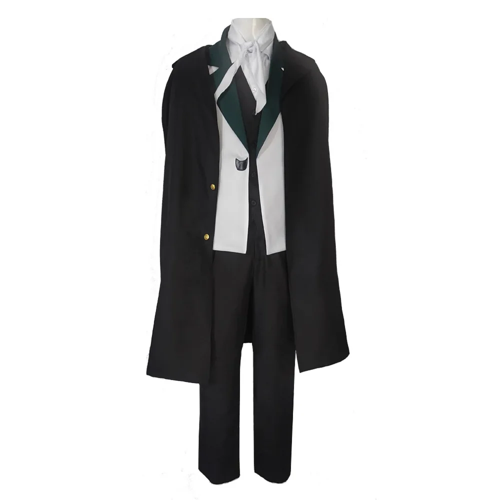 Anime Cos Edgar Allan Poe Cosplay Costume Dress JK Uniform Custom Size