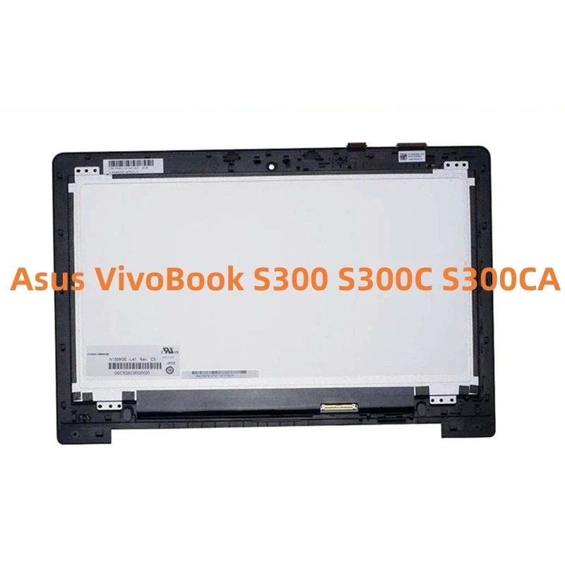 13.3Inch LCD Touch Screen Digitizer with Bezel Display Assembly Repair Laptop For Asus VivoBook S300 S300C S300CA