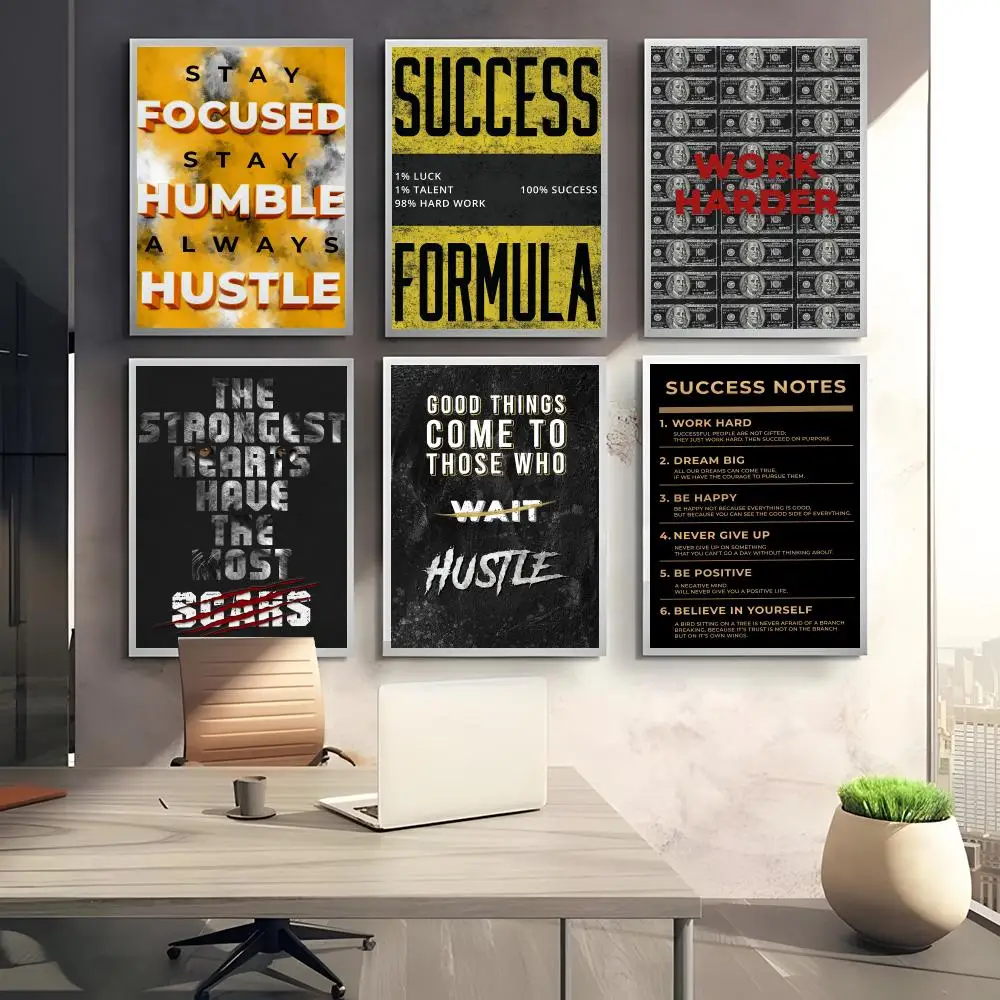 Design Rules Of Life Letter Motivational Quote Poster Premium Living Space Decorative Art & Stylish Home Decor