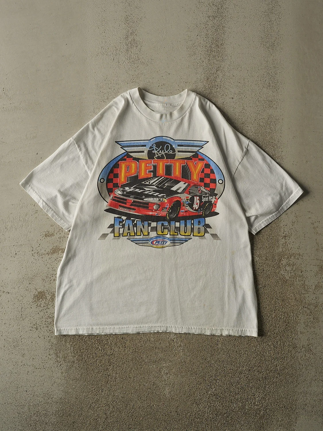 Vintage NASCAR Kyle Petty Fan Club  Racing Graphic T-Shirt Cotton Men Women Streetwear Tee