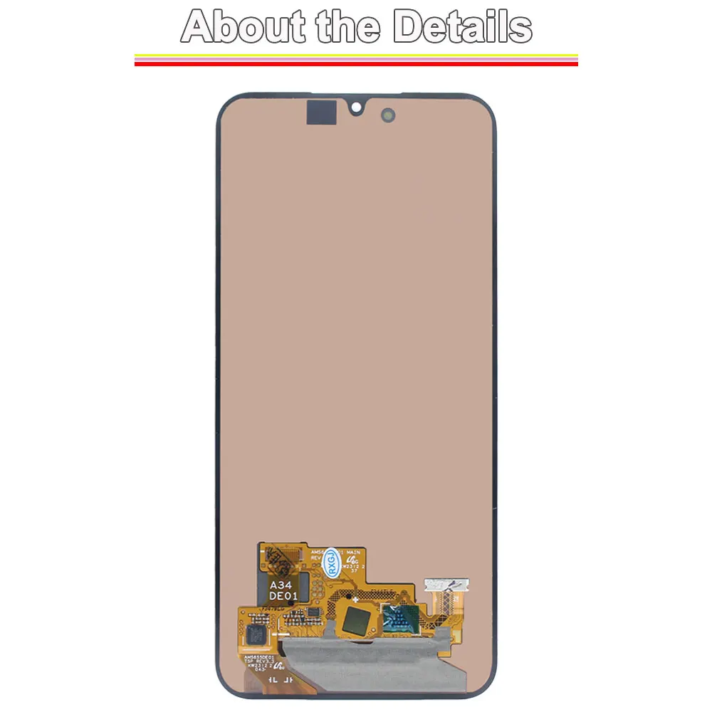 New Replacement for Samsung Galaxy A34 5G LCD Display Suitable for A34 5G A346E A346B A346M Mobile Phone LCD Screen Touch Screen