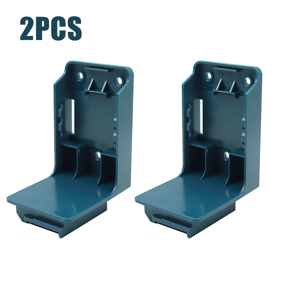 Hot 2/6PCS Power Tool Batterie Halterung 2 IN 1 Werkzeug Halter Für Makita Batterie Werkzeug Lagerung rack Halterung Mit Schrauben DIY – Detail 1