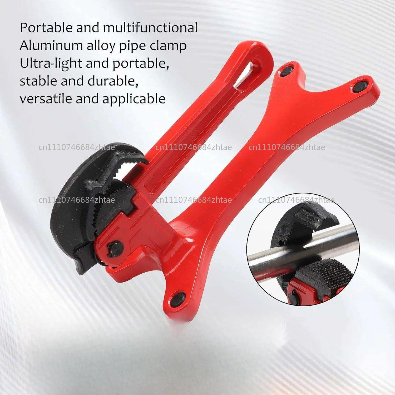 Portable Pipe Welding Clamp Tool, Seat Type Pipe Wrench Aligner Jointer for Plumbing & Pipe Fitting