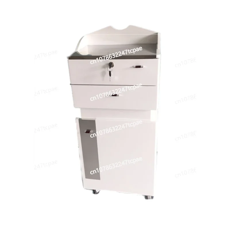 2021 New Barber Shop Tool Cabinet, Hair Gallery Special Double sided Hair Cutting Cabinet, Internet Famous Hair Salon Cart,