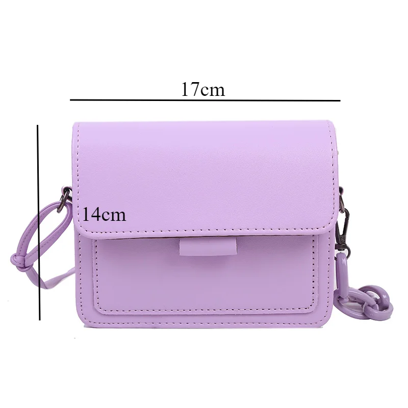 2024 Autumn New Trendy Versatile Chain Small Square Bag Retro Shoulder Crossbody Bags for Women