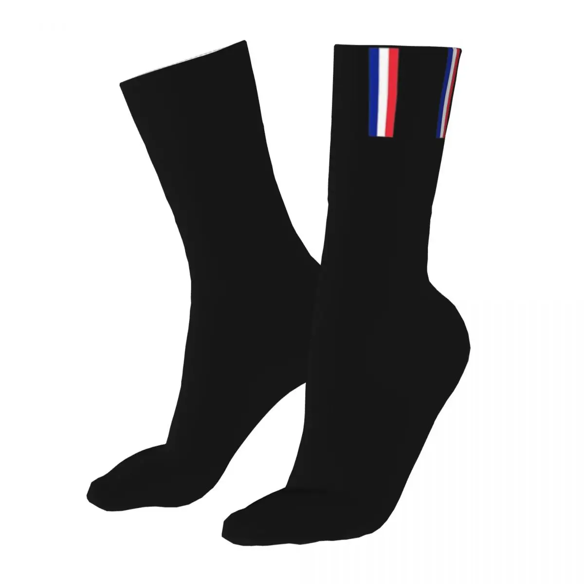 Men Bike Flag Of France End Socks Cotton Compression Flag French France Flag Women Sock