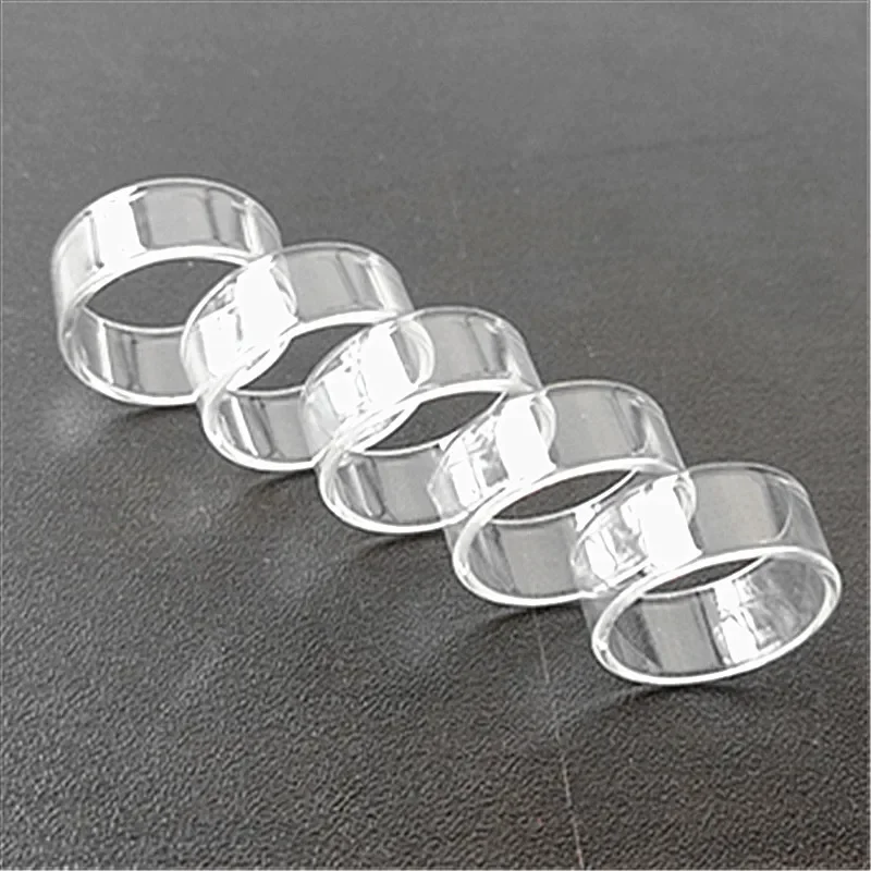 FATUBE 5PCS Clear Straight Outer Diameter OD14,OD15,OD16,OD17,OD18,OD19,OD20mm GLASS Tubular TUBE