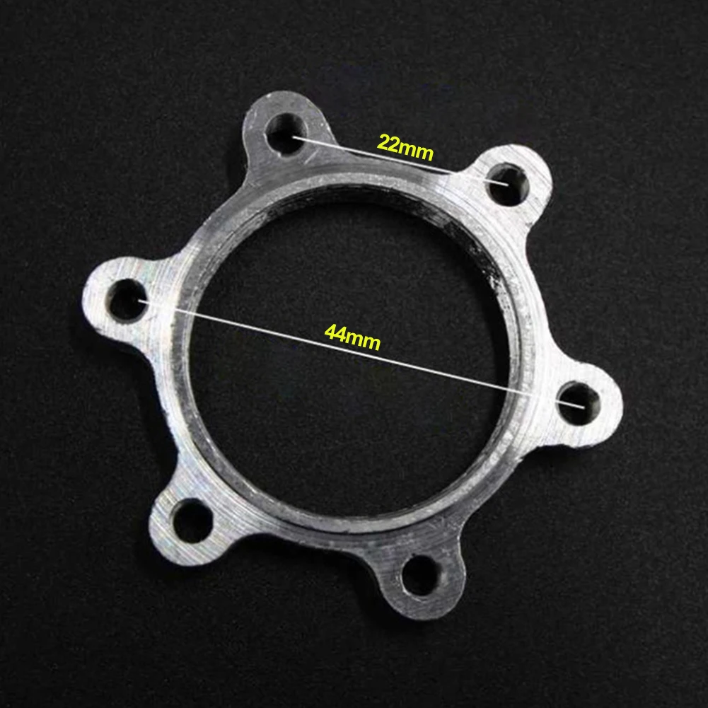 2pcs 44/48mm Bicycle Hub Disc Brake for rotor Adapter Threaded Hub 6 Bolt Flange Disc Flange 6-hole Thread Modified Rotary