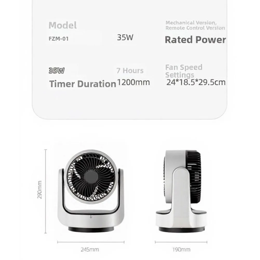 For Smart Desk Fan with 3600mAh Battery Ultra Quiet 22dB 90 Oscillation for Year Round Use App Voice Touch Remote