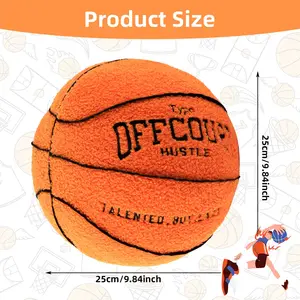 Kinderbasketballkissen, ausgestopfter Spielzeuganime -Stoffball für Fans, exquisite Geburtstagsgeschenke für Jungen, Büro -Set, 25 cm Hauptverkäufe Plüsch Basketballball - №4