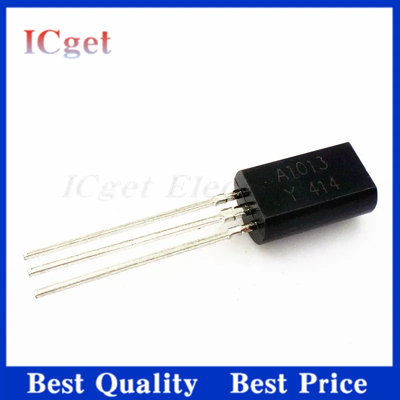 50PCS 2SC2383 2SA1013 TO-92L 1A 160V 900mW A1013 C2383 DIP NPN PNP Transistors