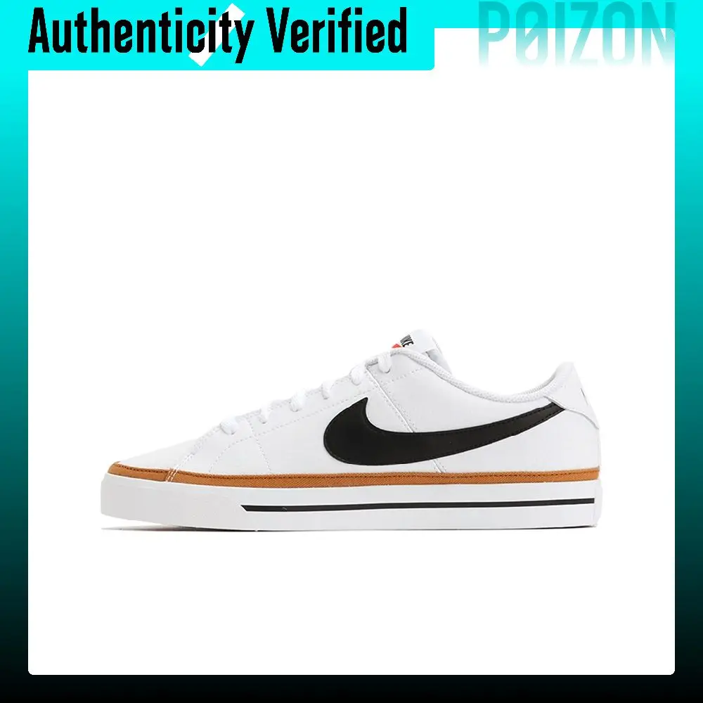 Nike Court Legacy Skate Shoes Unisex Low-top White/Black CU4150-102