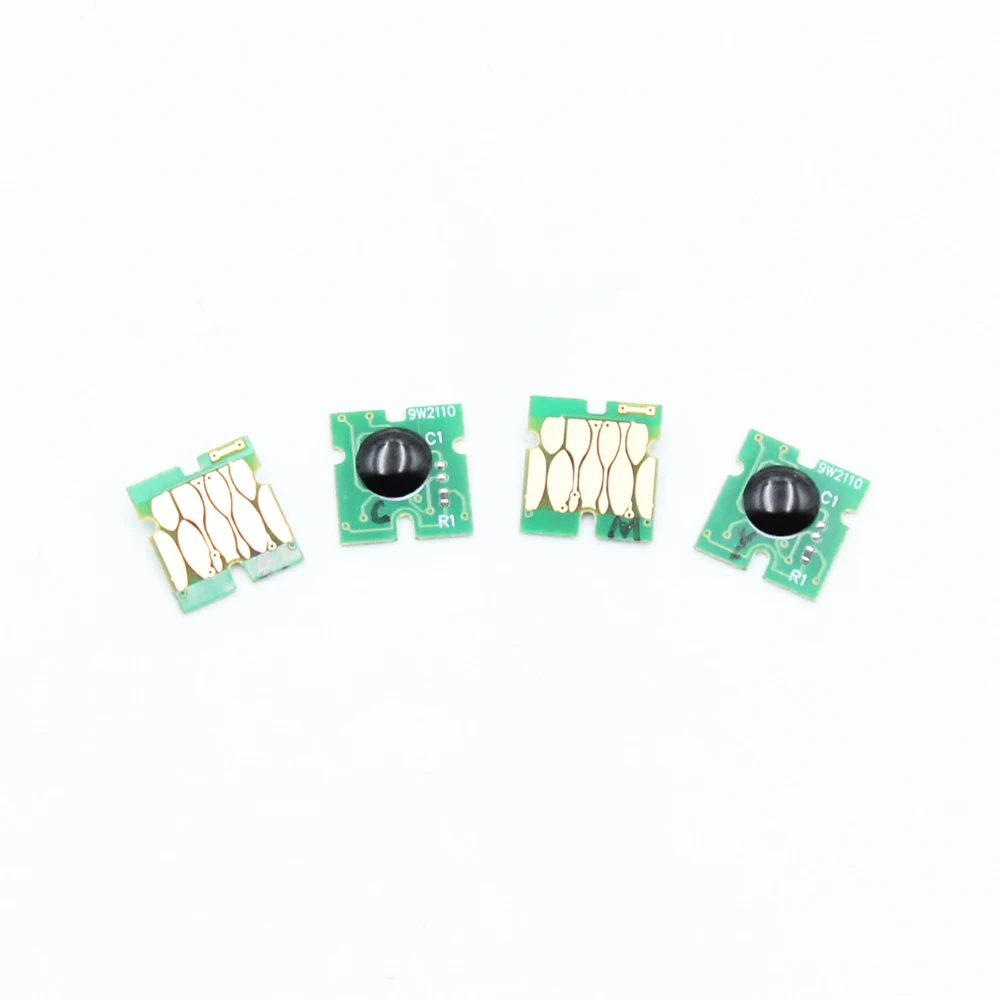 （K C M Y）America T40V Compatible Disposable One-Time Use Chip For Epson SureColor T2170 T3170 T3170M T5170 T5170M printers