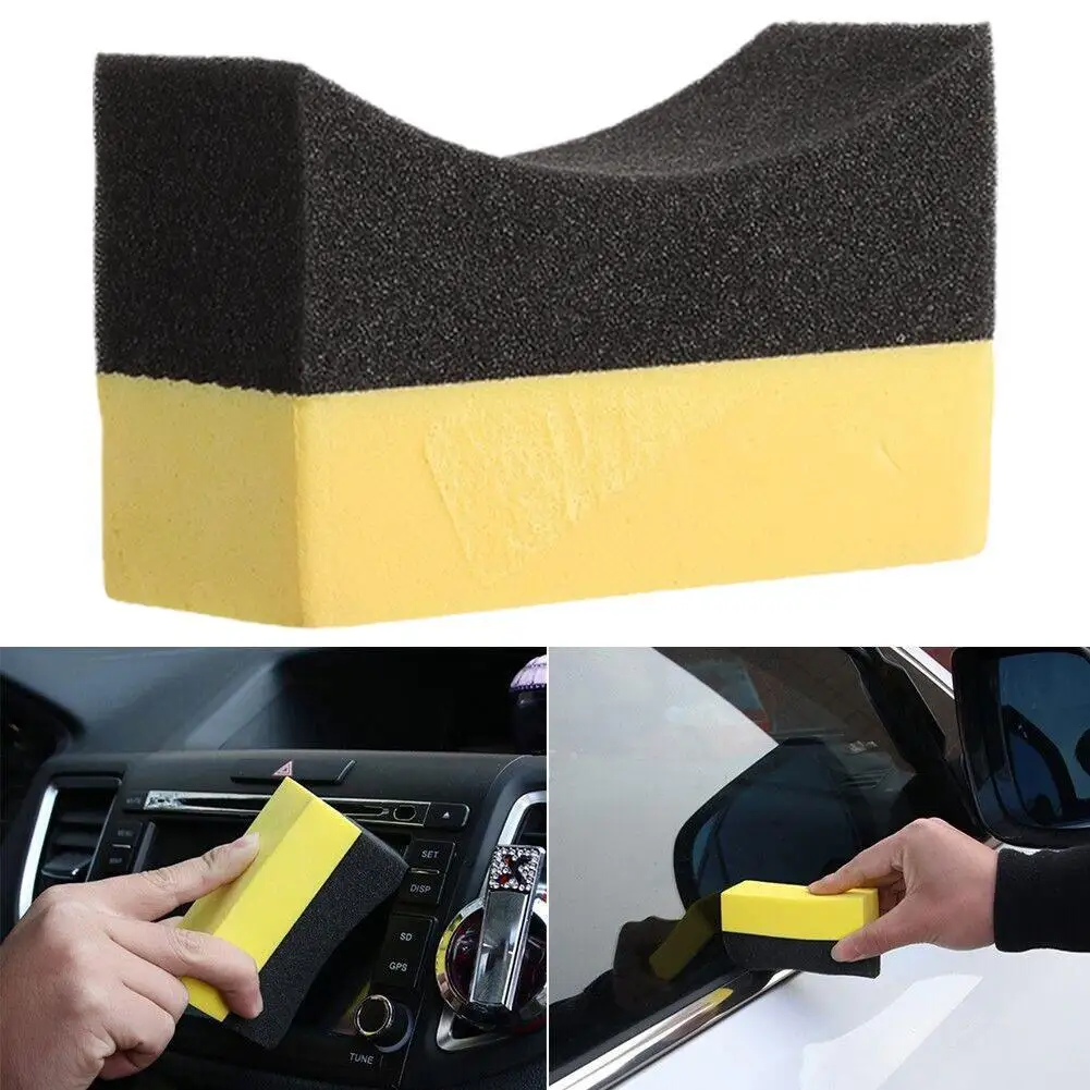 Car Tyre Brush Sponge Honeycomb Car Wash Sponge Cleaning Wiping Car Wash Tools Household Cleaning Accessories