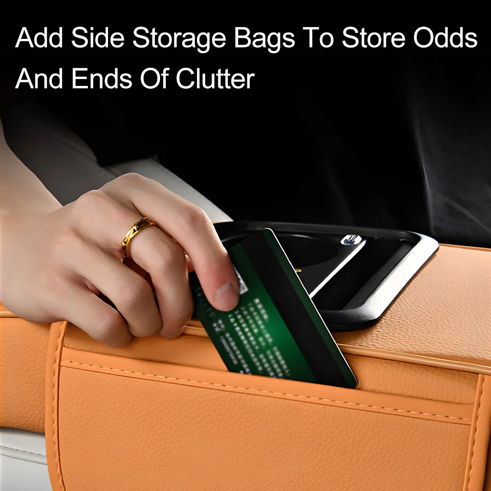 سيارة مركز وحدة التحكم مسند الذراع صندوق السماء المرصعة بالنجوم سقف الارتفاع زيادة سيارة حصيرة متعددة الوظائف صندوق تخزين الأنسجة للمركبات #4