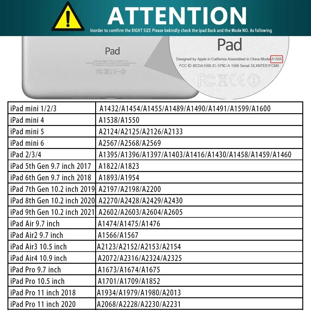 Da PU Ốp Lưng Máy Tính Bảng Dành Cho Apple IPad Air 1 2 3 4 5/5th 6th 7th 8th 9/mini 1 2 3 4 5/Pro 9.7/10.5/11 Trị Lần Đứng Flip Cover
