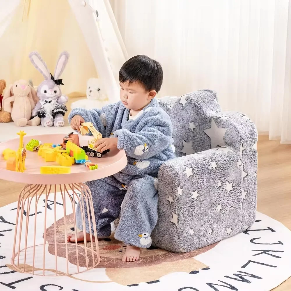 

Cute and Lazy Sofa Mini Casual Seat Cartoon Children's Sofa Reading Glow in The Dark Simple Sofa Baby Sofa Toddler Kids Couch