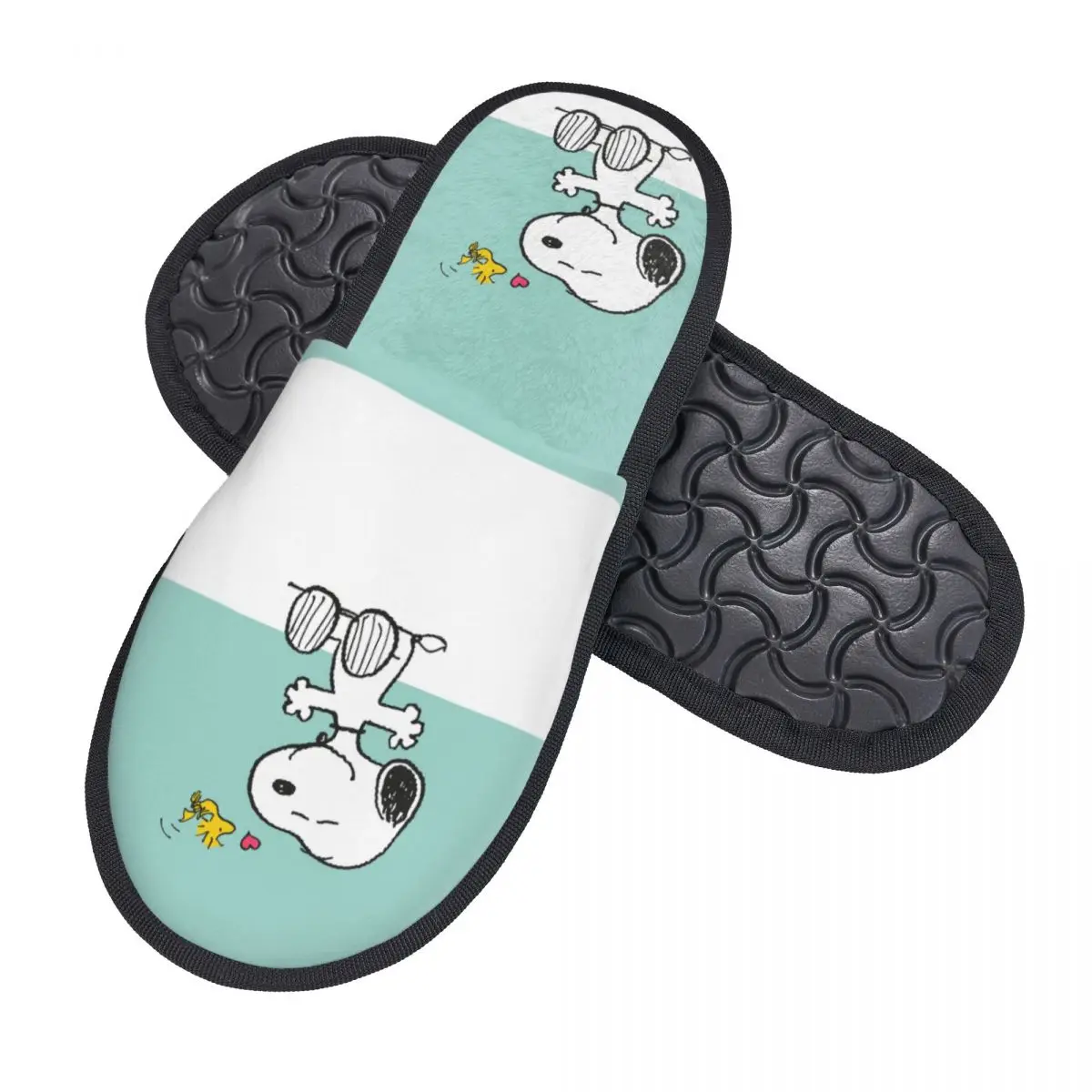 Custom S-Snoopys Anime Guest Slippers for Hotel Women House Slipper