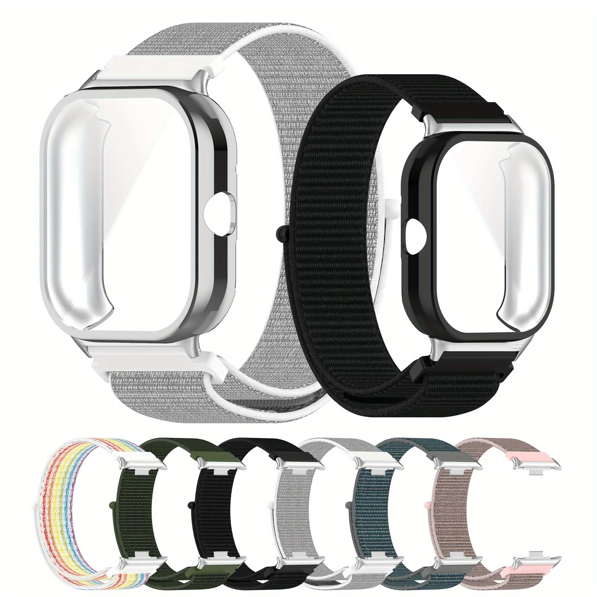 Nylon Loop Strap + TPU Fall Abdeckung Für Redmi Uhr 4 Smart Uhr Sport Strap Armband für Redmi Uhr 5 Armband Shell