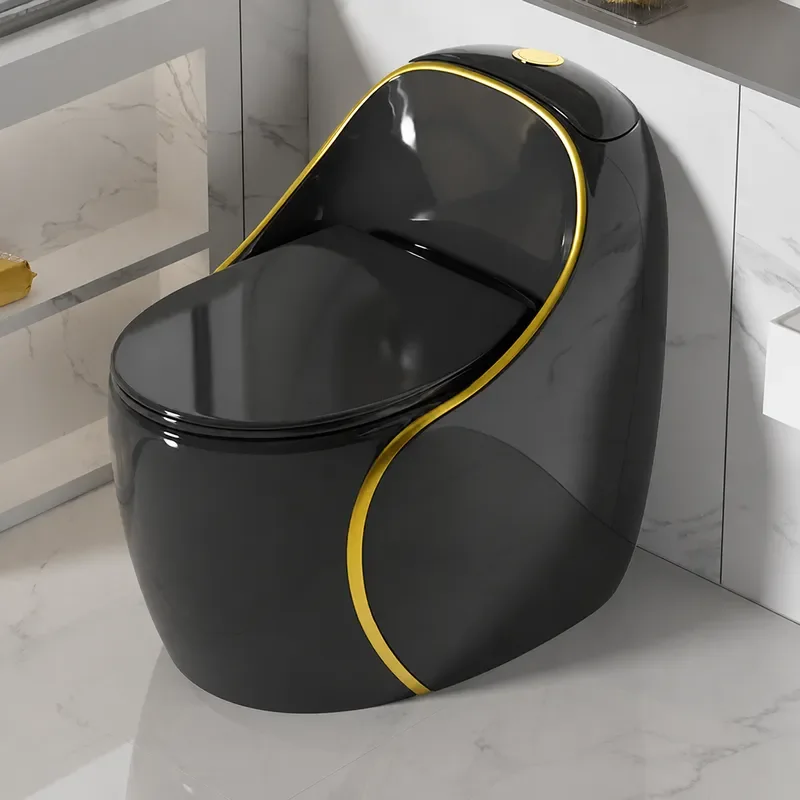 Creative Egg Shaped Ceramic Toilet Pump Household Bathroom Personalized Color B&B Hotel Engineering Wholesale