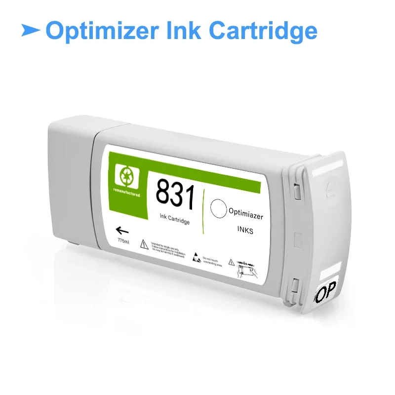 Cartouche d\'encre avec latex pour imprimante HP, 831, 110, 115, 310, 315, 330, 335, 360, 365, 370, 560, 570, L360, L365, L330, 775ml