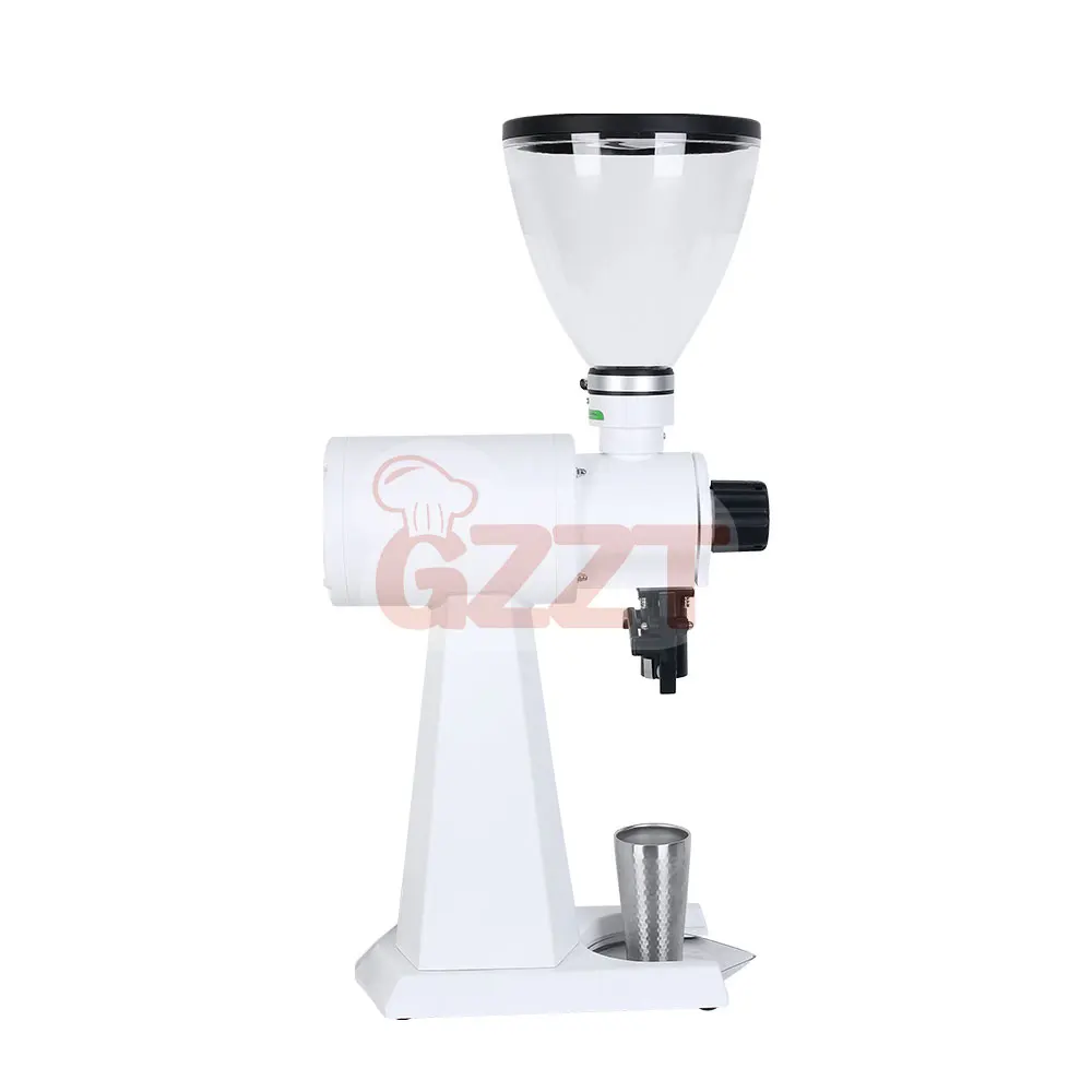 1. 98Mm Large Commercial Coffee Grinder Professional Stainless Steel Flat Burr For Espresso Coffee Bean Processing