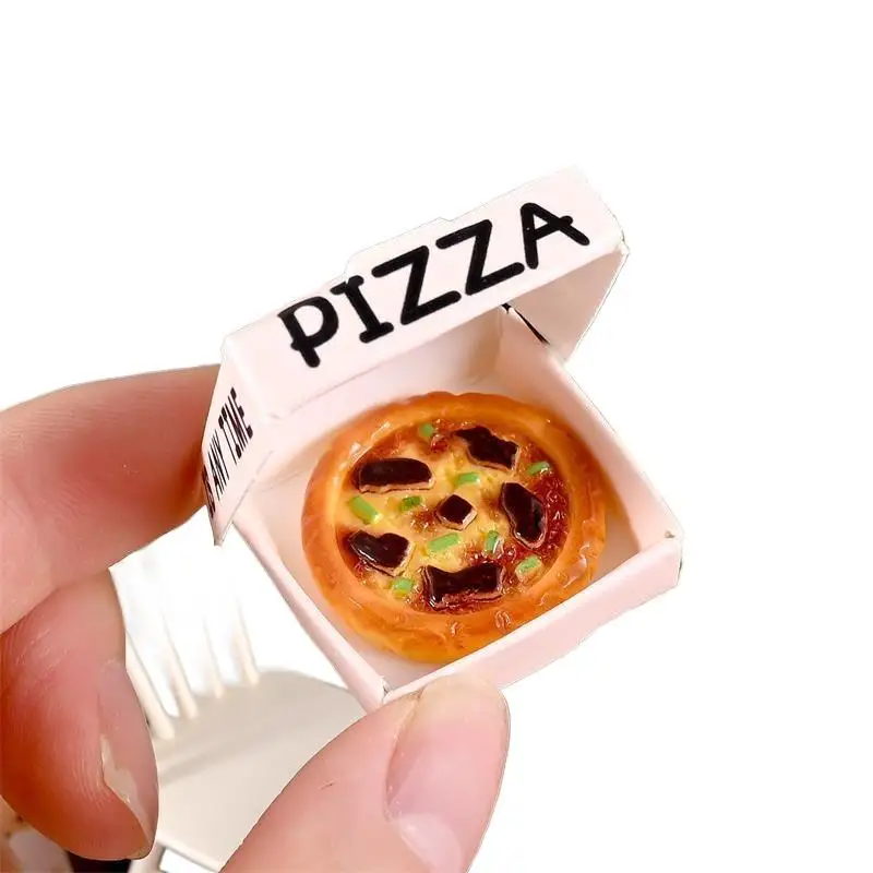 10 SZT. Urocze Miniaturowe Zabawki do Domku dla Lalek, Symulowane Jedzenie Kuchenne, Model Pizzy, Dekoracja Domu, Zabawka dla Dzieci, Mikro Krajobraz, Ozdoby, Prezenty